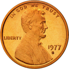United States, Lincoln Cent, 1977, San Francisco, MS(65-70), KM 201
