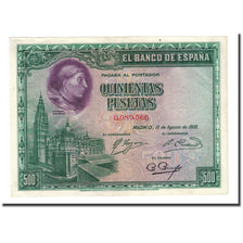 Banknote, Spain, 500 Pesetas, 1928-08-15, KM:77a, UNC(63)