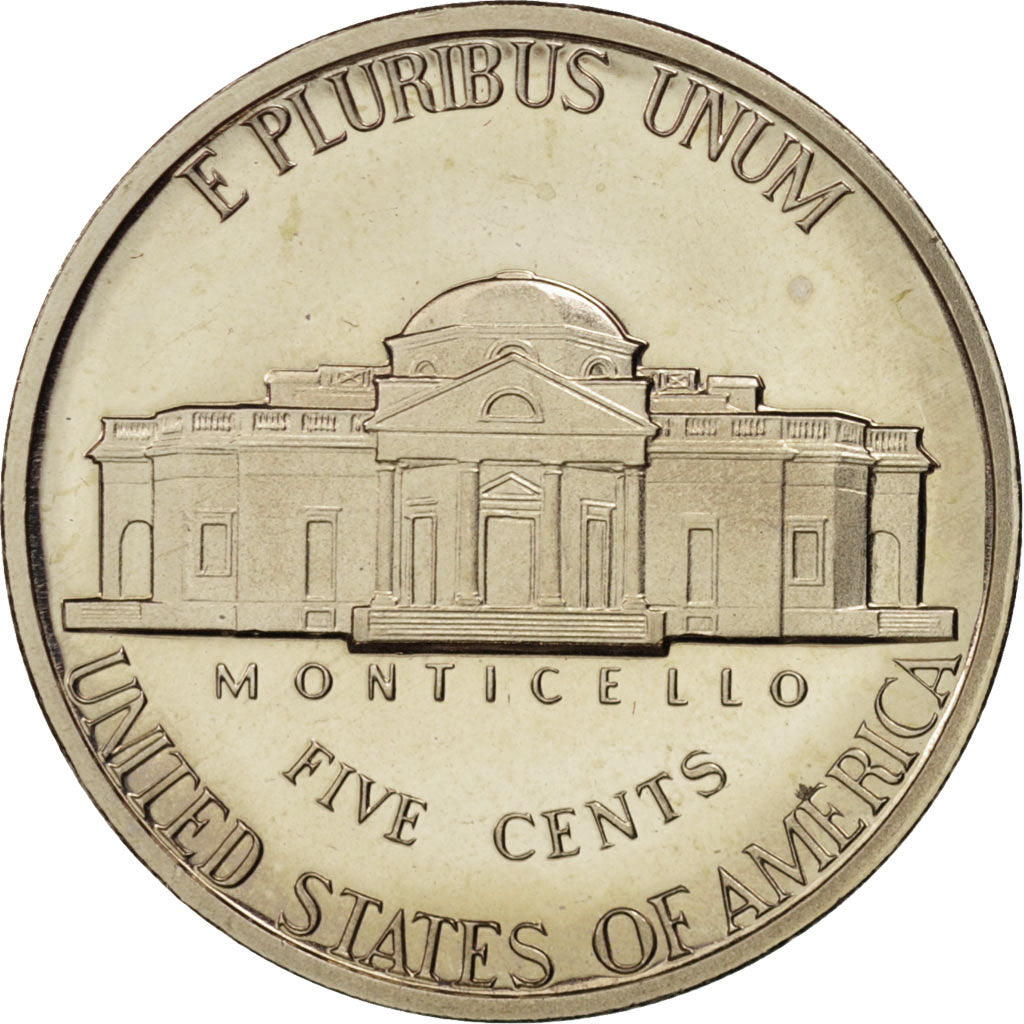 United States, Jefferson Nickel, 5 Cents, 1977, San Francisco, MS(65-70),KM A192