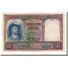 Banknote, Spain, 500 Pesetas, 1931-04-25, KM:84, EF(40-45)