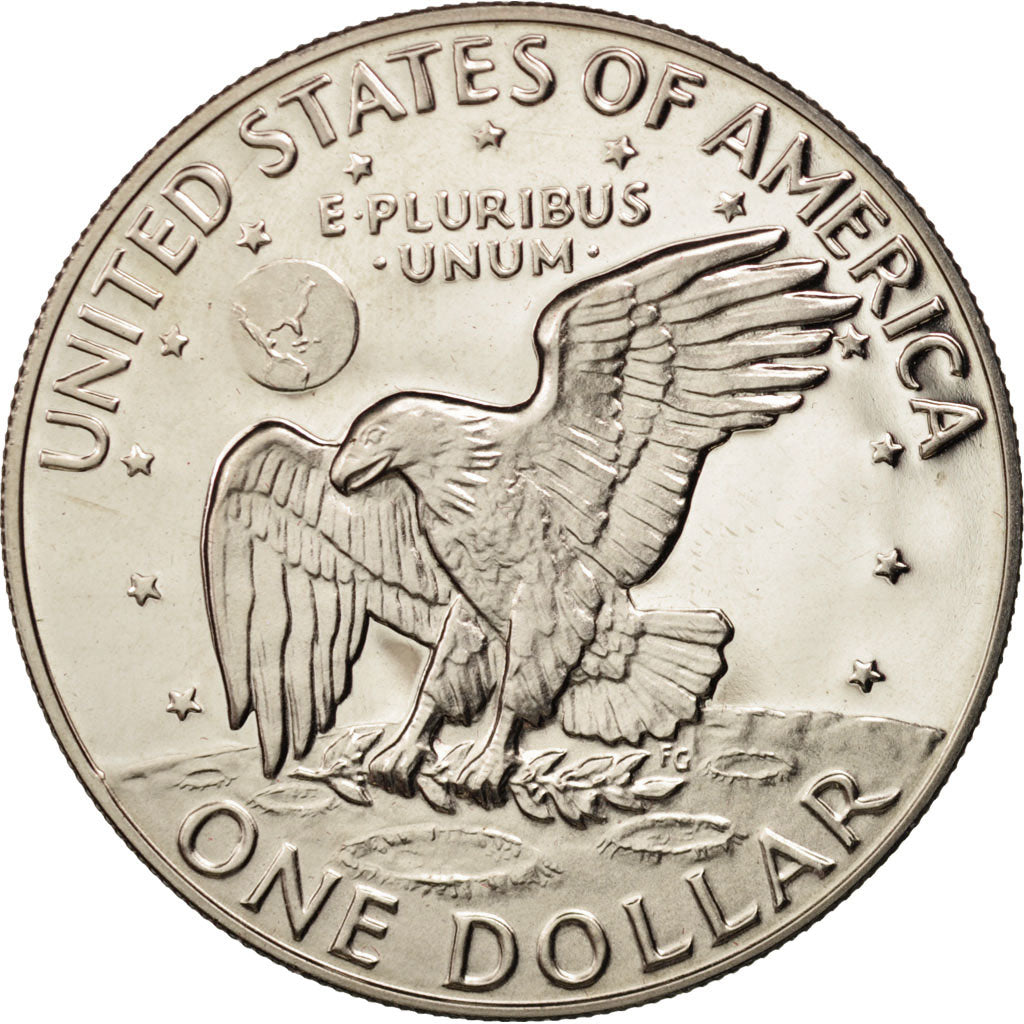 United States, Eisenhower Dollar, 1977, San Francisco, MS(65-70), KM A203