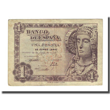 Banknote, Spain, 1 Peseta, 1948-06-19, KM:135a, VF(30-35)