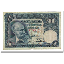 Banknote, Spain, 500 Pesetas, 1951-11-15, KM:142a, F(12-15)
