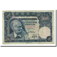 Biljet, Spanje, 500 Pesetas, 1951-11-15, KM:142a, B+