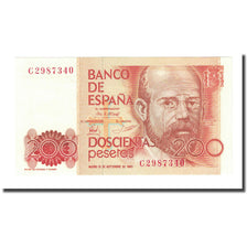 Banknote, Spain, 200 Pesetas, 1980-09-16, KM:156, UNC(65-70)