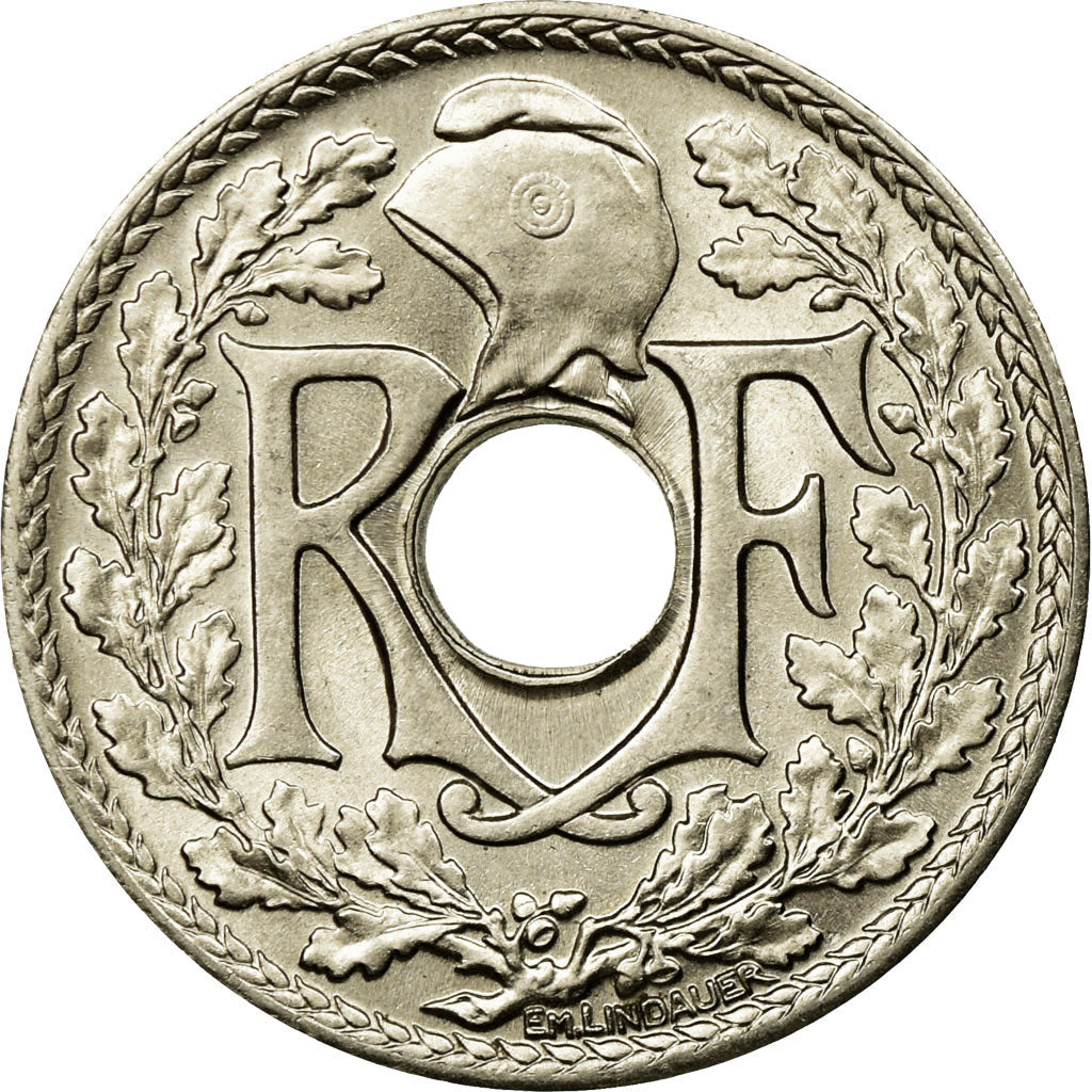 Münze, Frankreich, Lindauer, 25 Centimes, 1938, UNZ, Nickel-Bronze, KM:867b
