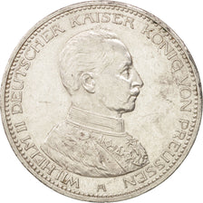 German States, PRUSSIA, Wilhelm II, 5 Mark, 1914, Berlin, AU(55-58),Silver,KM536
