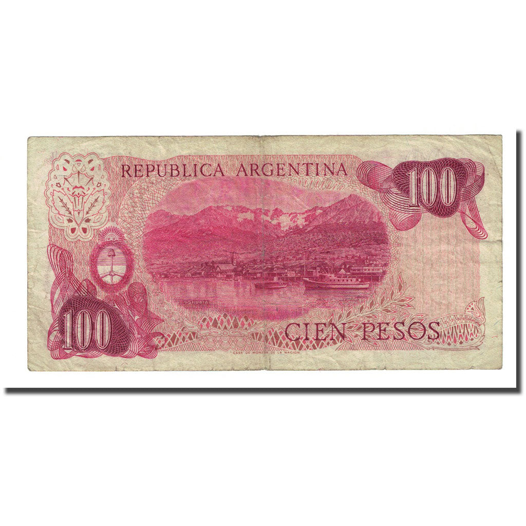 Banknote, Argentina, 100 Pesos, Undated (1971-73), KM:291, VF(20-25)