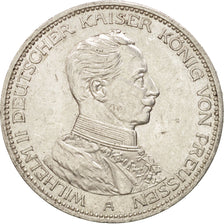 Stati tedeschi, PRUSSIA, Wilhelm II, 3 Mark, 1914, Berlin, SPL-, Argento, KM:538