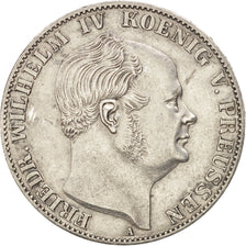 German States, PRUSSIA, Friedrich Wilhelm IV, Thaler, 1859, Berlin, AU(50-53)