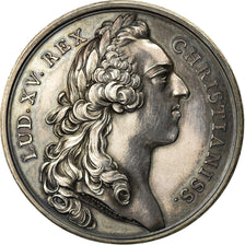 France, Medal, Louis XV, Construction de la Place Saint Sulpice, 1912, Duvivier