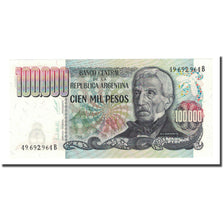 Geldschein, Argentinien, 100,000 Pesos, undated (1979-83), KM:308b, UNZ