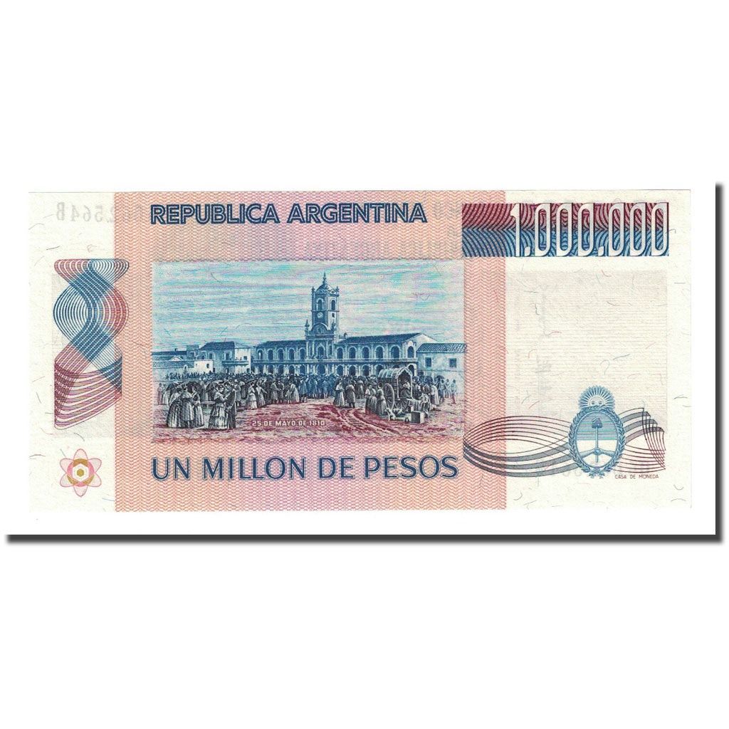 Banknote, Argentina, 1,000,000 Pesos, Undated (1981-93), KM:310, UNC(65-70)
