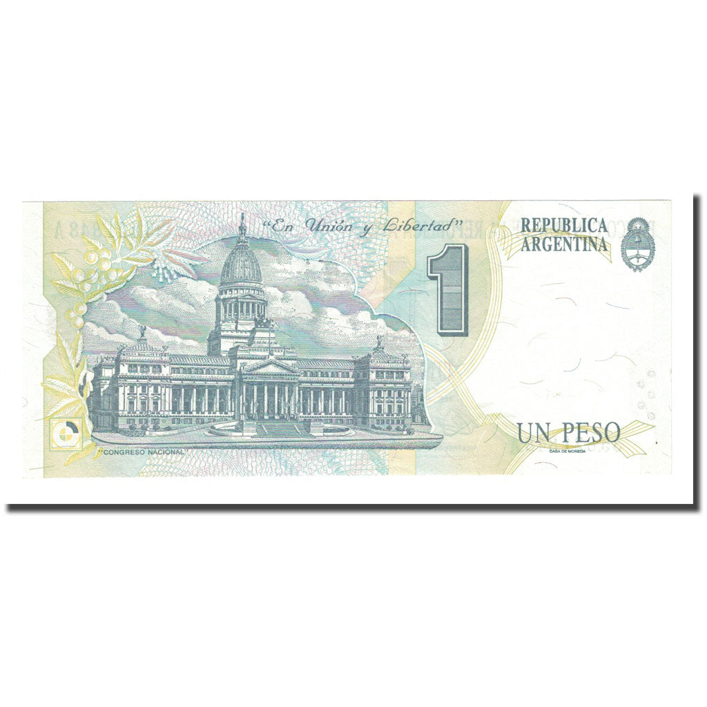 Banknote, Argentina, 1 Peso, Undated (1992), KM:339a, UNC(65-70)