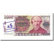 Banknote, Argentina, 5 Australes, Undated (1985), KM:321, UNC(65-70)