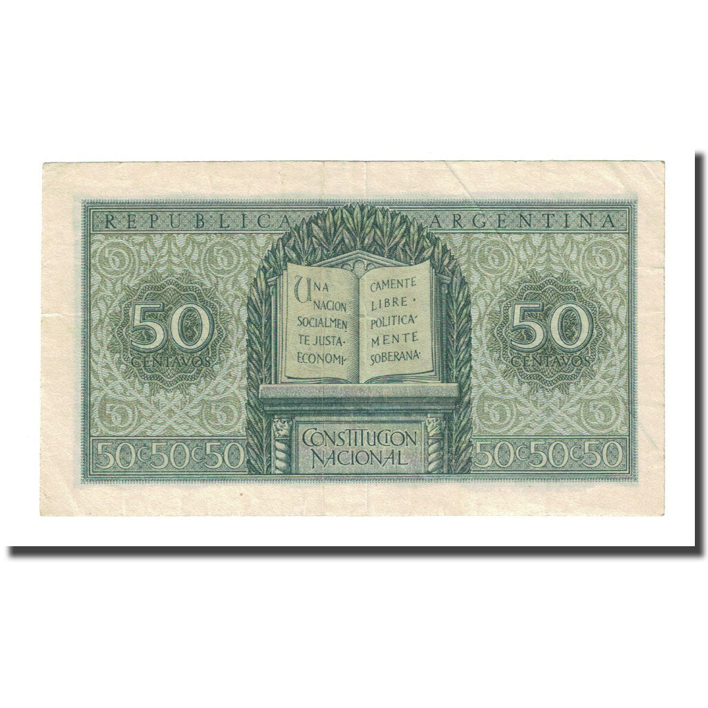 Banknote, Argentina, 50 Centavos, 1950, KM:259a, VF(20-25)