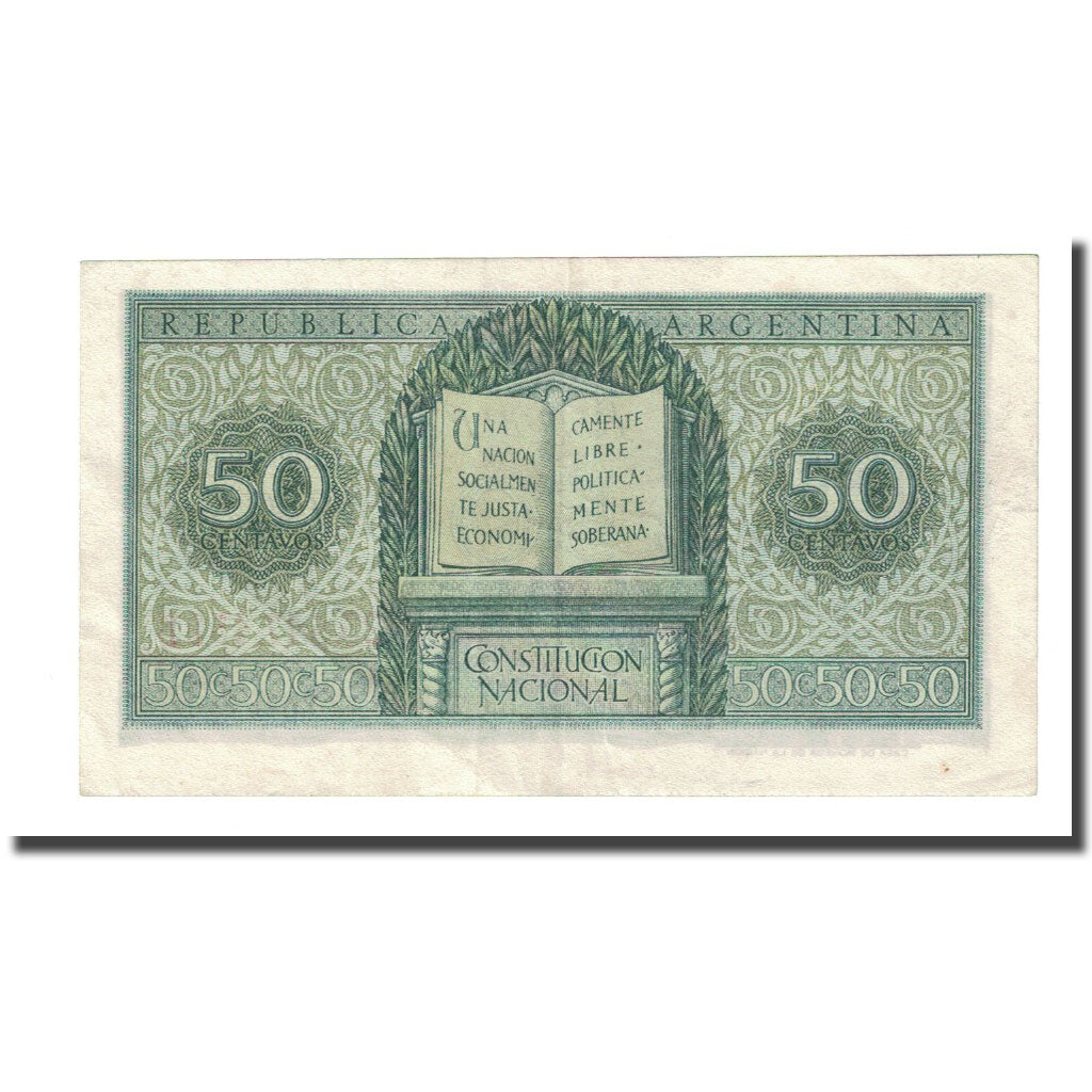 Banknote, Argentina, 50 Centavos, Undated (1951-56), KM:261, EF(40-45)