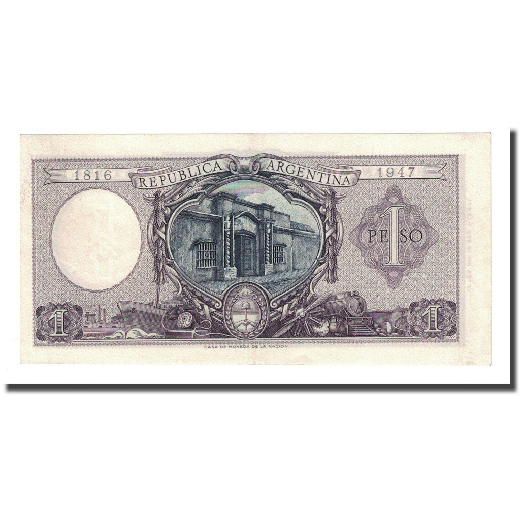 Banknote, Argentina, 1 Peso, Undated (1952-55), KM:260b, UNC(63)