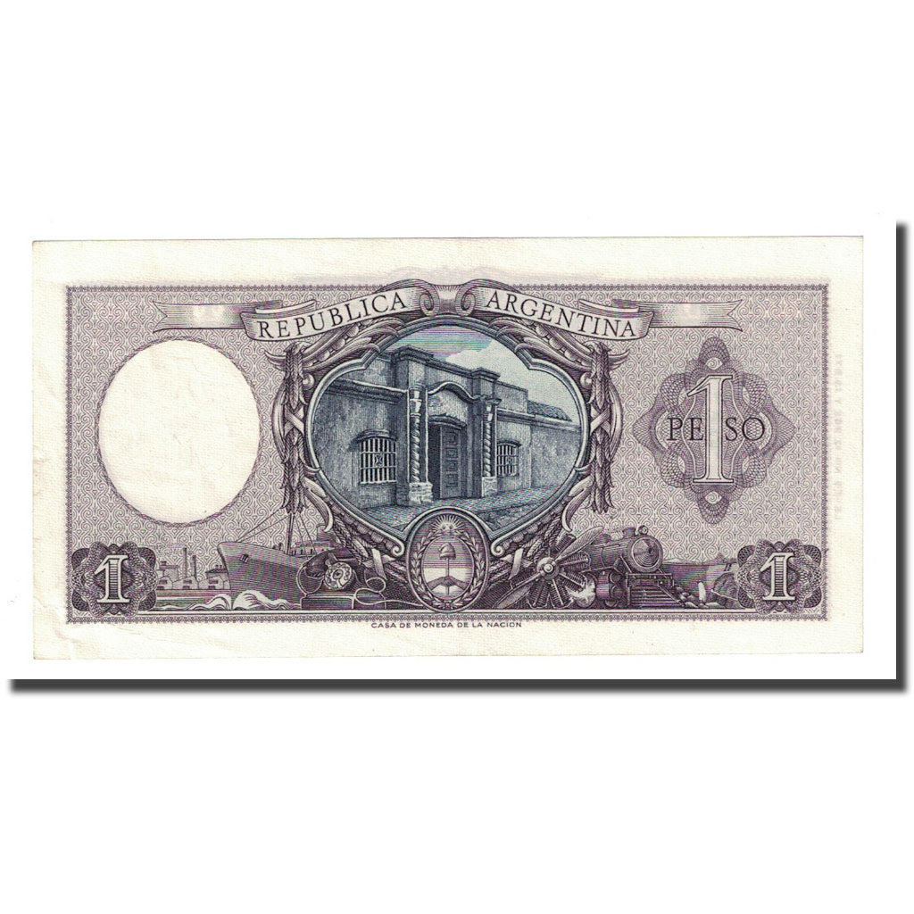 Banknote, Argentina, 1 Peso, Undated (1956), KM:263a, UNC(63)