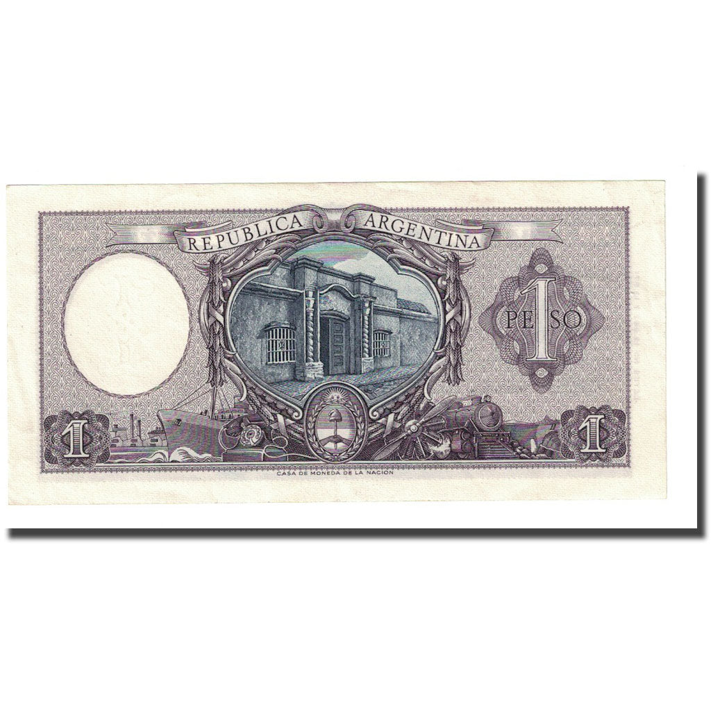 Banknote, Argentina, 1 Peso, Undated (1956), KM:263a, UNC(63)