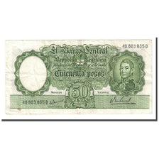 Billet, Argentine, 50 Pesos, undated (1968-69), KM:276, TTB