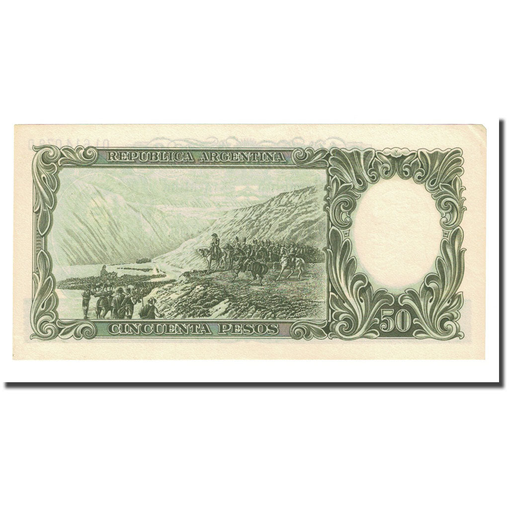 Banknote, Argentina, 50 Pesos, undated (1968-69), KM:276, UNC(63)