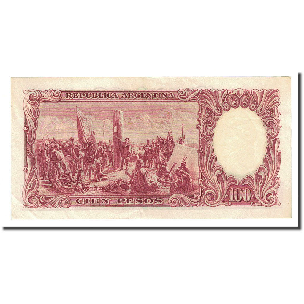 Banknote, Argentina, 100 Pesos, ND (1957-1967), KM:272a, EF(40-45)
