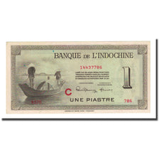 Banknote, FRENCH INDO-CHINA, 1 Piastre, undated (1945), KM:76b, AU(55-58)
