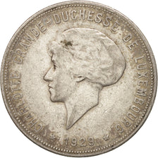 Luxembourg, Charlotte, 10 Francs, 1929, EF(40-45), Silver, KM:39