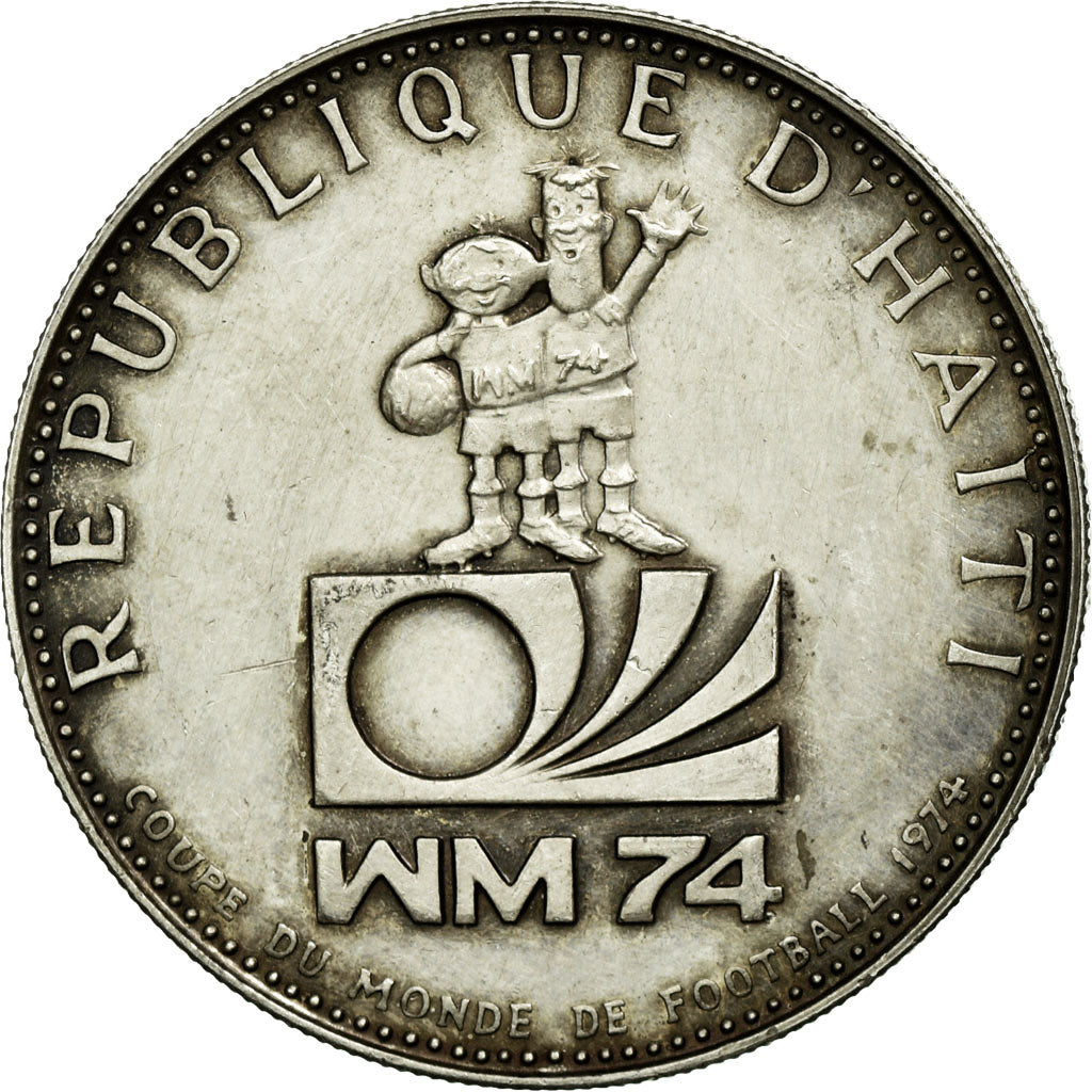 Coin, Haiti, 25 Gourdes, 1973, AU(50-53), Silver, KM:103