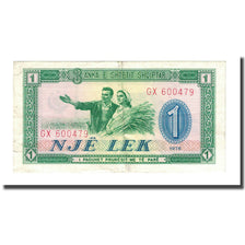 Banknote, Albania, 1 Lek, 1976, KM:40a, EF(40-45)