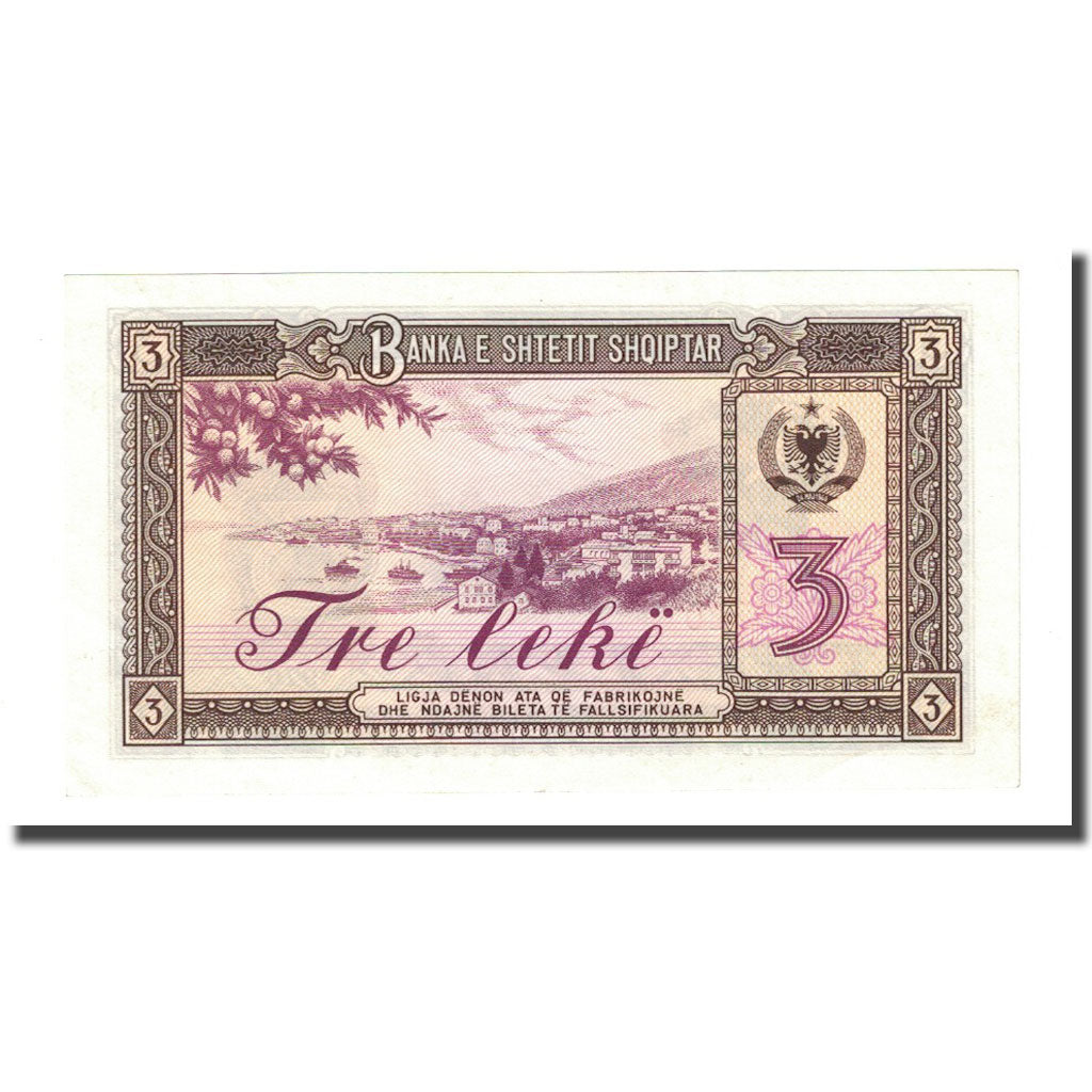 Banknote, Albania, 3 Lekë, 1976, KM:41a, UNC(65-70)