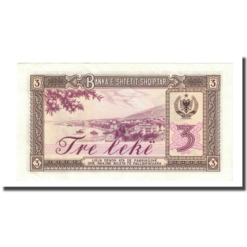 Banknote, Albania, 3 Lekë, 1976, KM:41a, UNC(65-70)