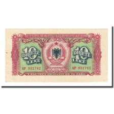Billet, Albania, 10 Lekë, 1949, KM:24, SUP