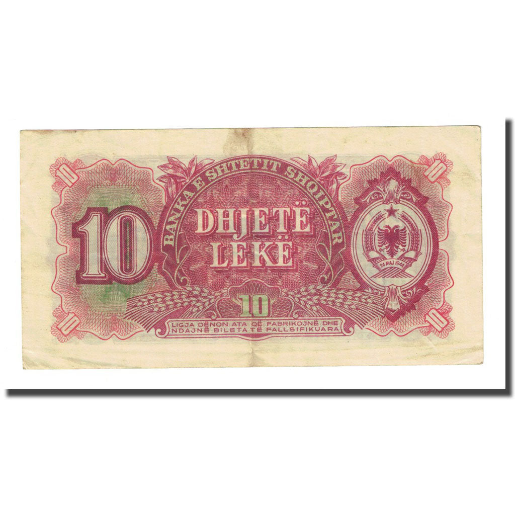 Banknote, Albania, 10 Lekë, 1949, KM:24, EF(40-45)