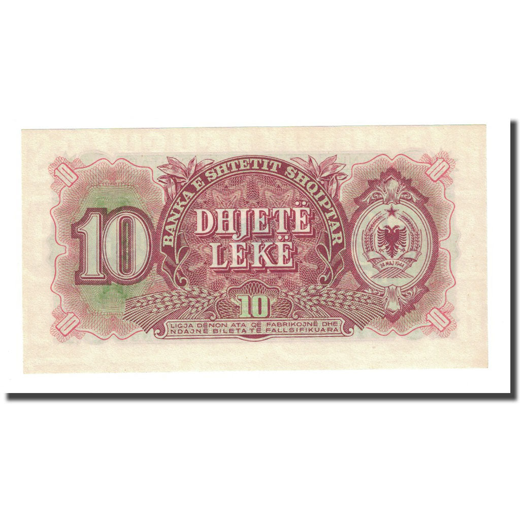 Banknote, Albania, 10 Lekë, 1957, KM:28a, UNC(63)