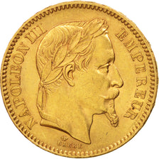 France, Napoleon III, 20 Francs, 1862, Paris, TTB+, Or, KM:801.1, Gadoury 1062