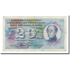 Banknote, Switzerland, 20 Franken, KM:46g, F(12-15)