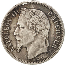 Francia, Napoleon III, Napoléon III, Franc, 1867, Paris, BB, Argento, KM:806...