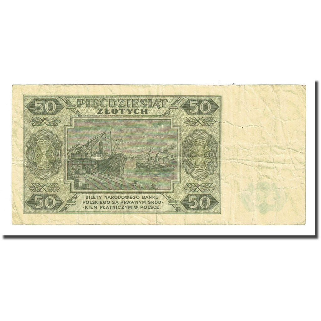 Banknote, Poland, 50 Zlotych, 1948-07-01, KM:138, VF(20-25)
