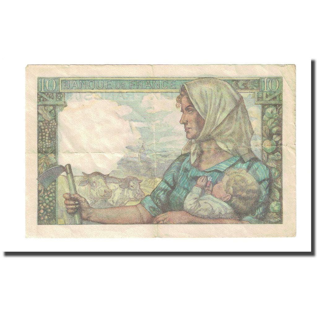 Francia, 10 Francs, 1946-12-19, BC+, Fayette:8.16, KM:99e