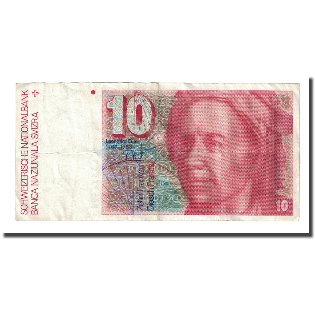 Banknote, Switzerland, 10 Franken, 1981, KM:53c, EF(40-45)