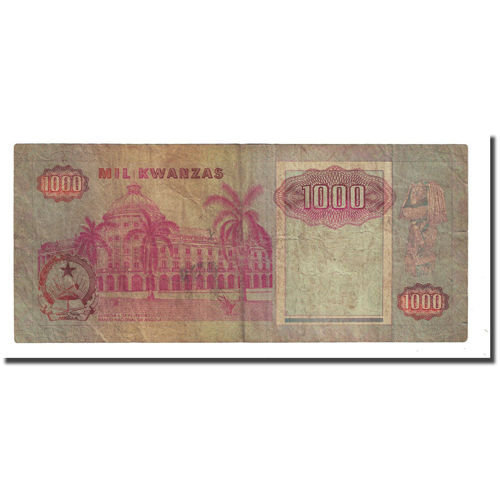 Banknote, Angola, 1000 Kwanzas, 1991-02-04, KM:129b, F(12-15)