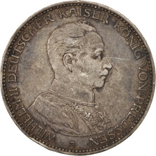 German States, PRUSSIA, Wilhelm II, 3 Mark, 1914, Berlin, EF(40-45),Silver,KM538