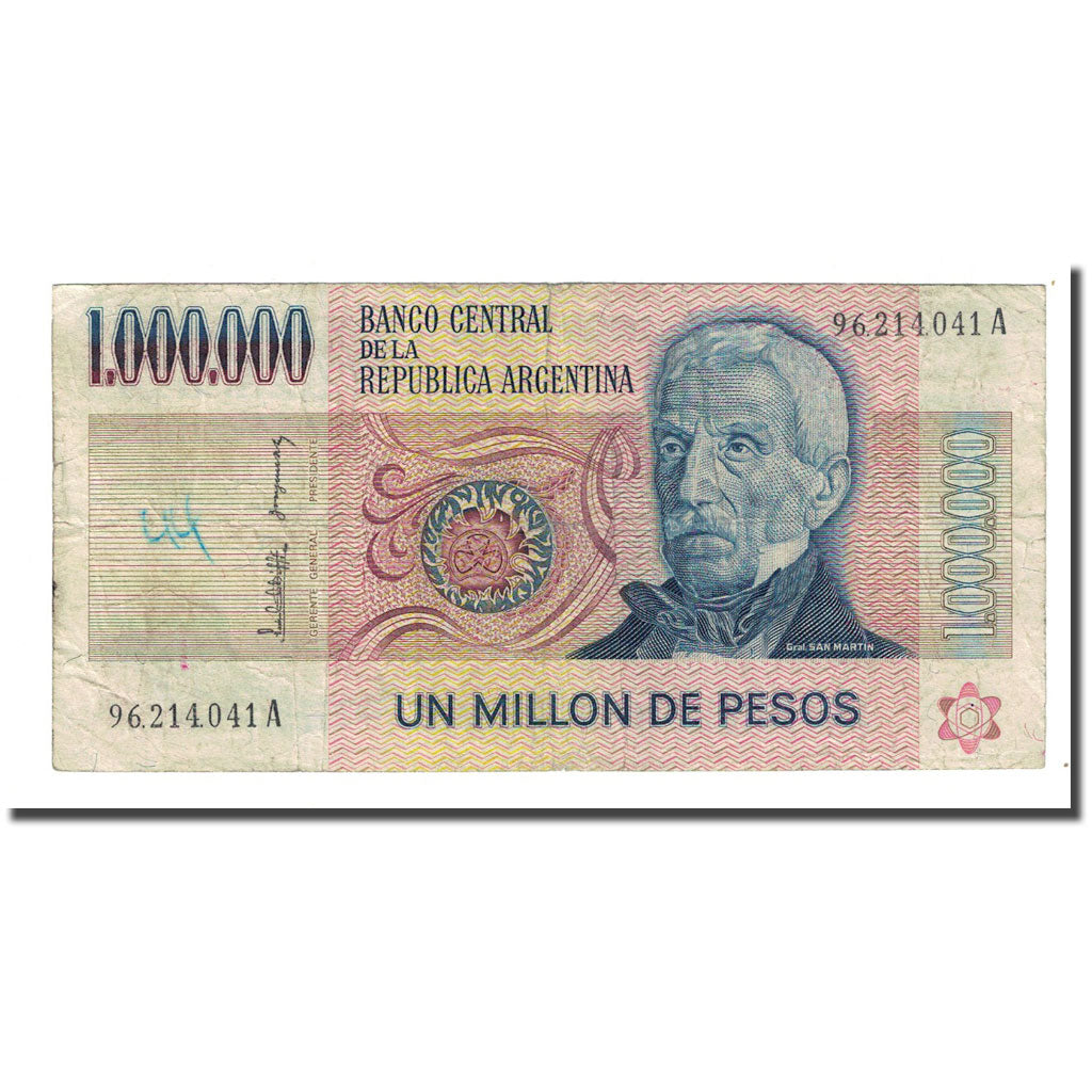 Geldschein, Argentinien, 1,000,000 Pesos, Undated (1981-1983), KM:310, S