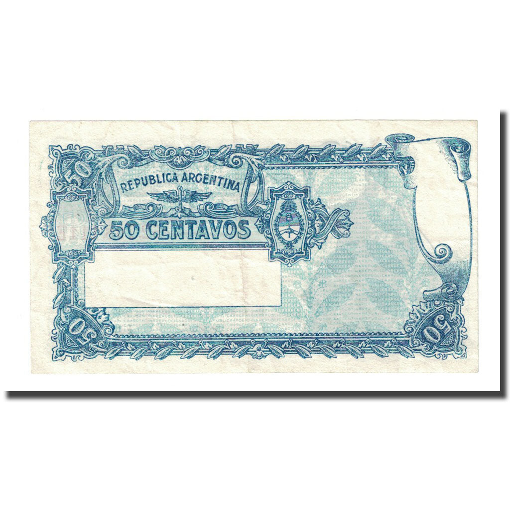 Banknote, Argentina, 50 Centavos, L.1947, KM:256, EF(40-45)
