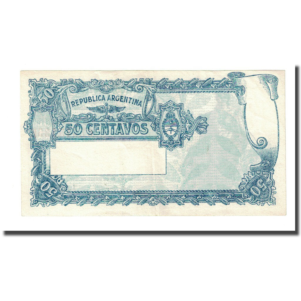 Banknote, Argentina, 50 Centavos, L.1947, KM:256, EF(40-45)