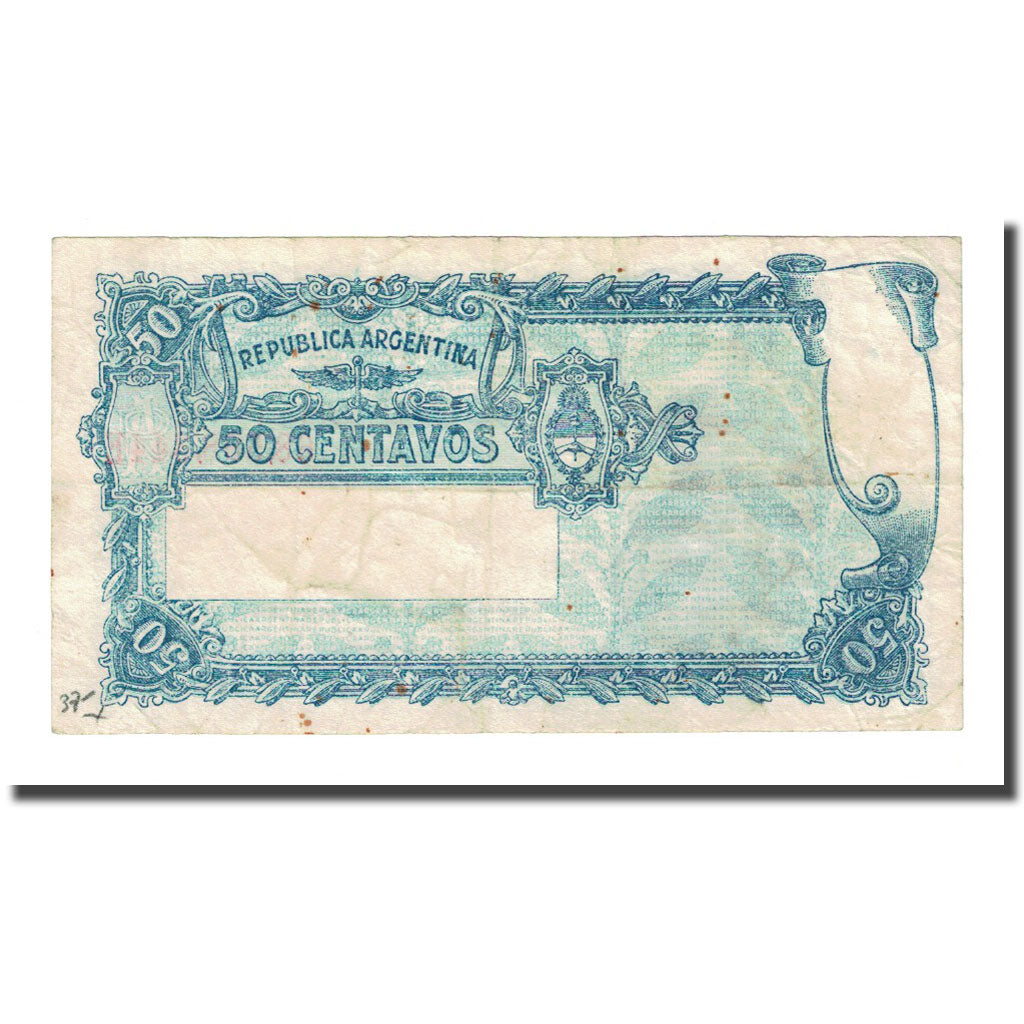 Banknote, Argentina, 50 Centavos, L.1947, KM:256, VF(20-25)