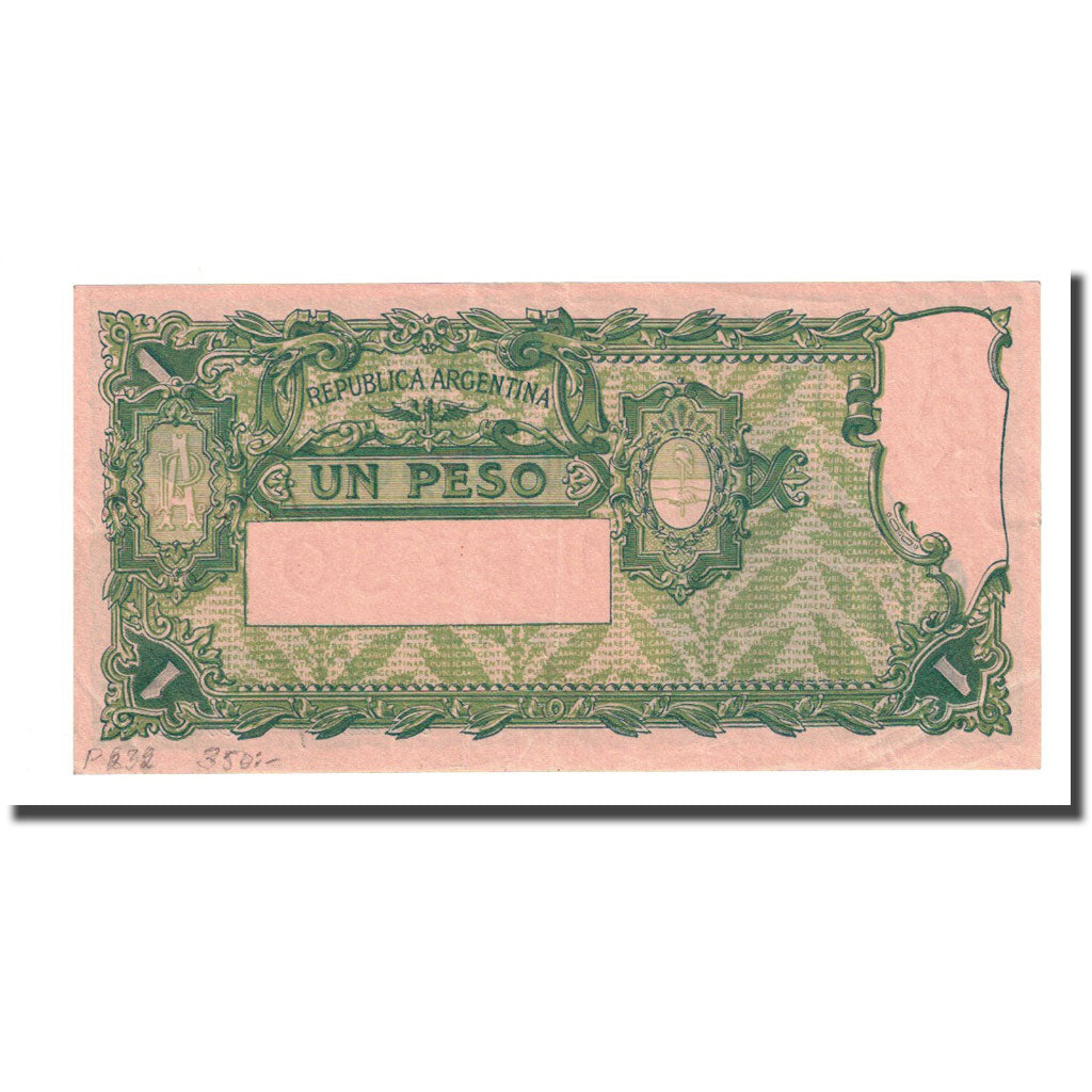 Banknote, Argentina, 1 Peso, UNDATED (1908-1935), KM:243a, EF(40-45)