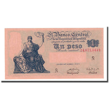 Banknot, Argentina, 1 Peso, L.1947, KM:257, UNC(65-70)